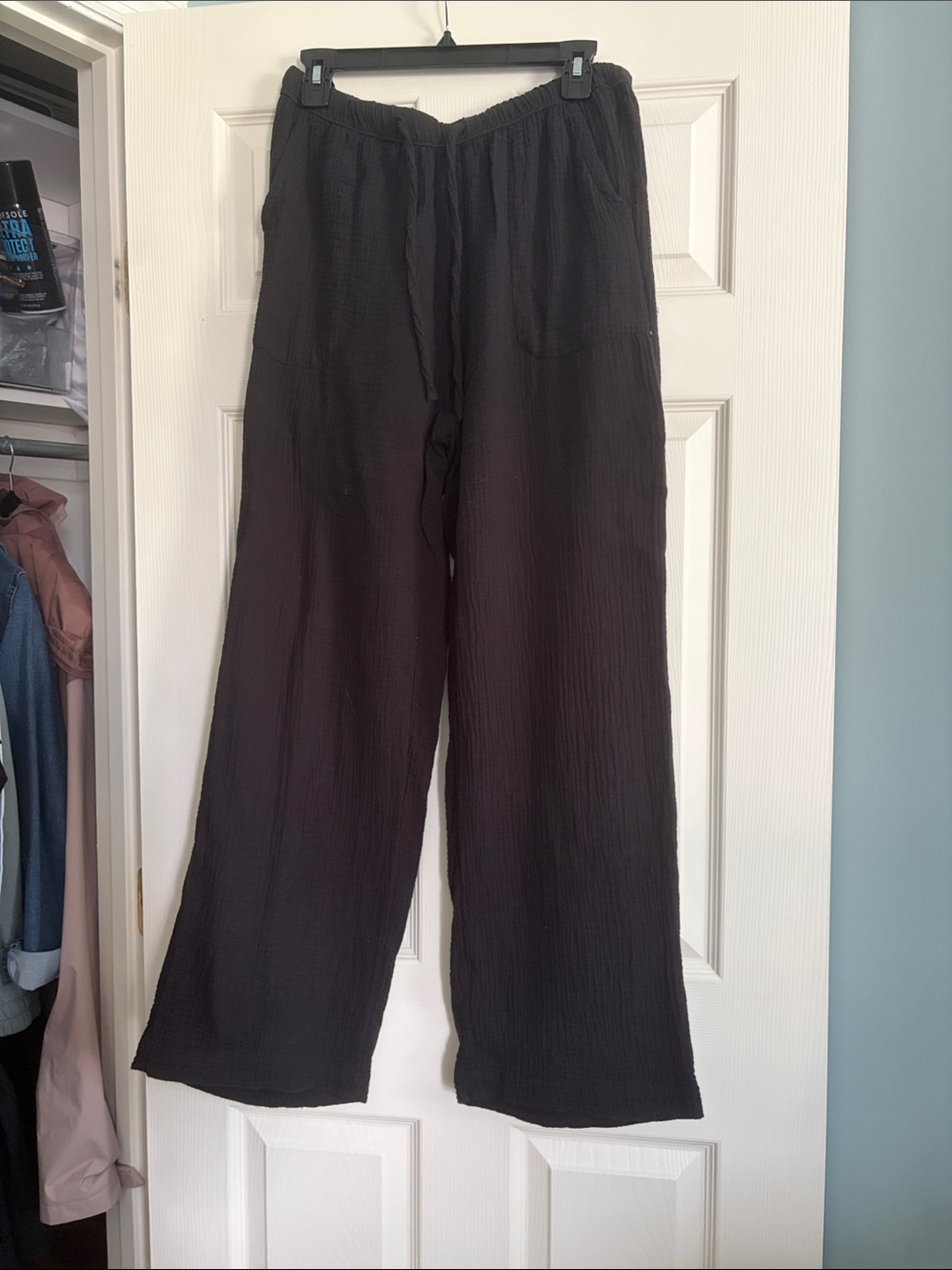 Splendid Black Wide Leg Pull-On Pants